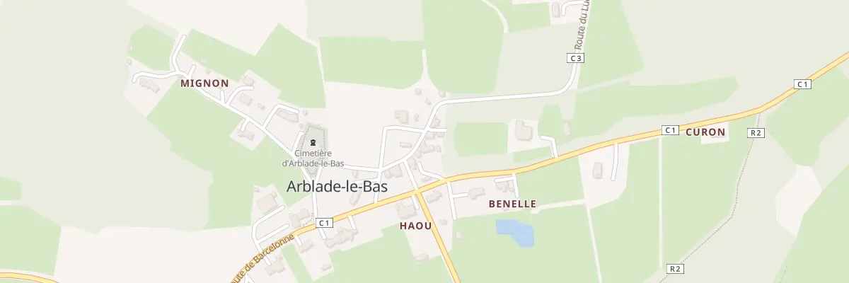 Plan du 5029 Village à Arblade-le-Bas