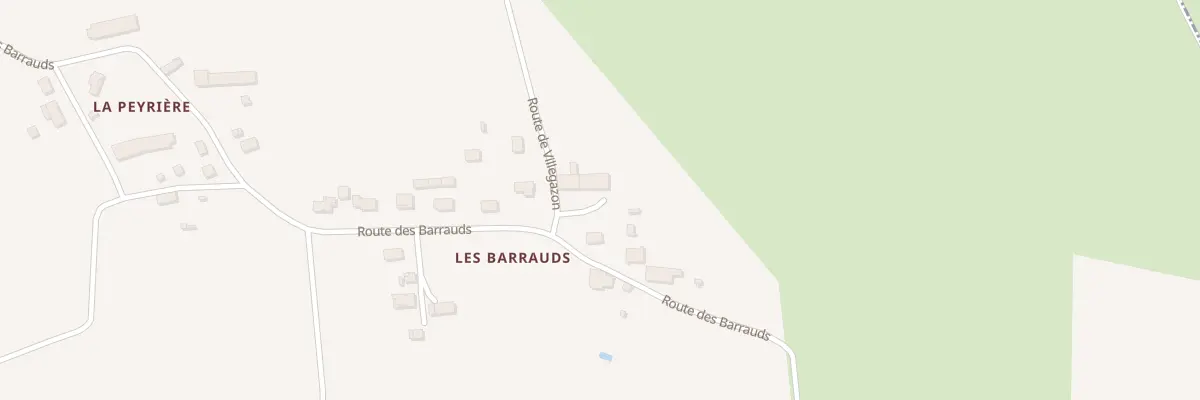 Plan du 5398 Les Barrauds à Cercoux