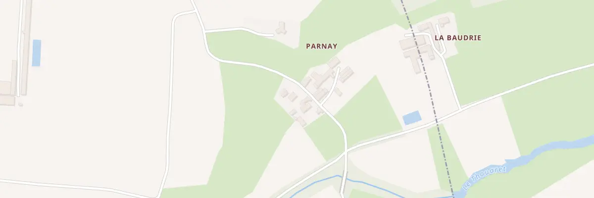 Plan du 5 Rue du Thouaret à Luzay