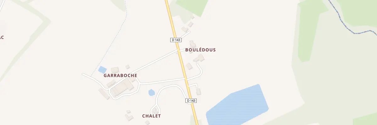 Plan du 742 Rte de l’Armagnac à Monguilhem