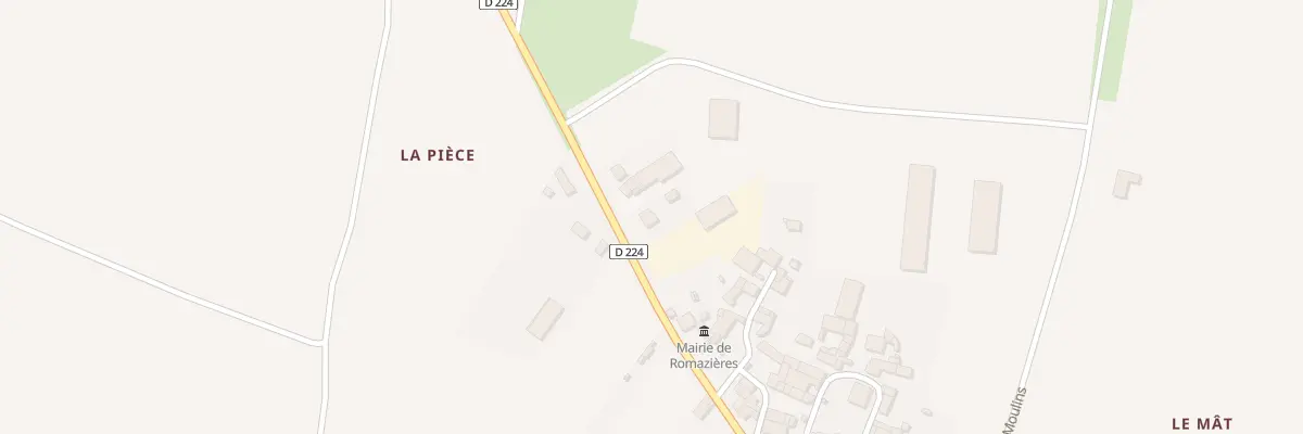 Plan du 24 Rue de la Mairie à Romazières