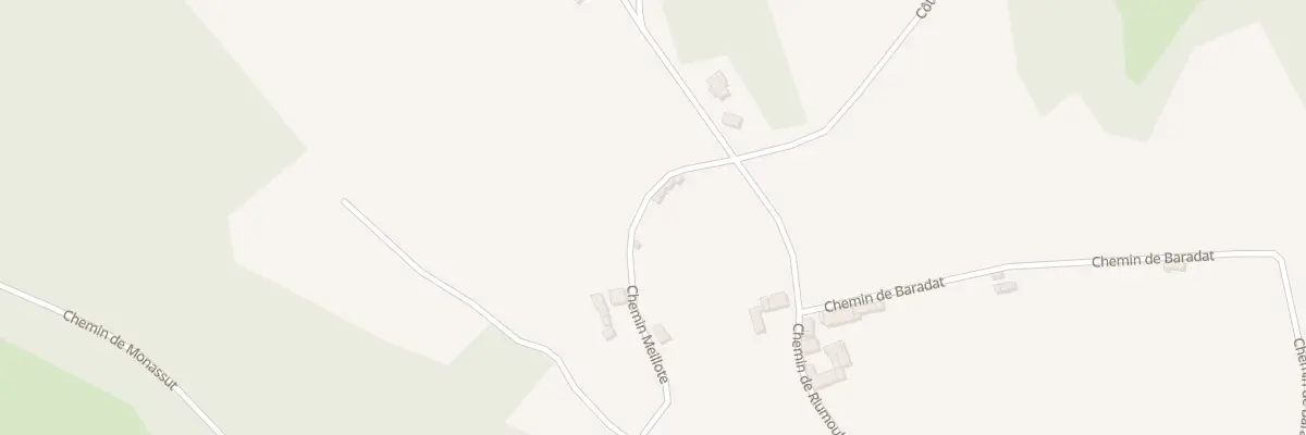 Plan du 387 Che Meillote à Gerderest