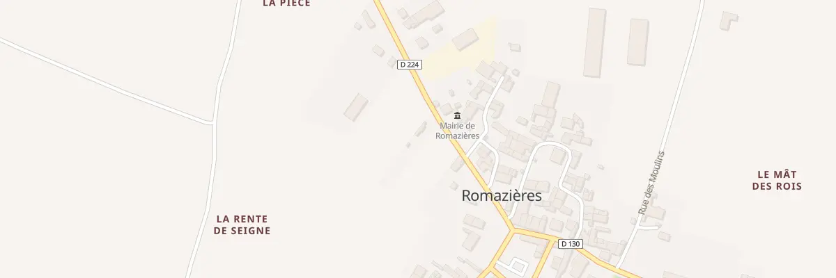 Plan du 17 Rue de la Mairie à Romazières