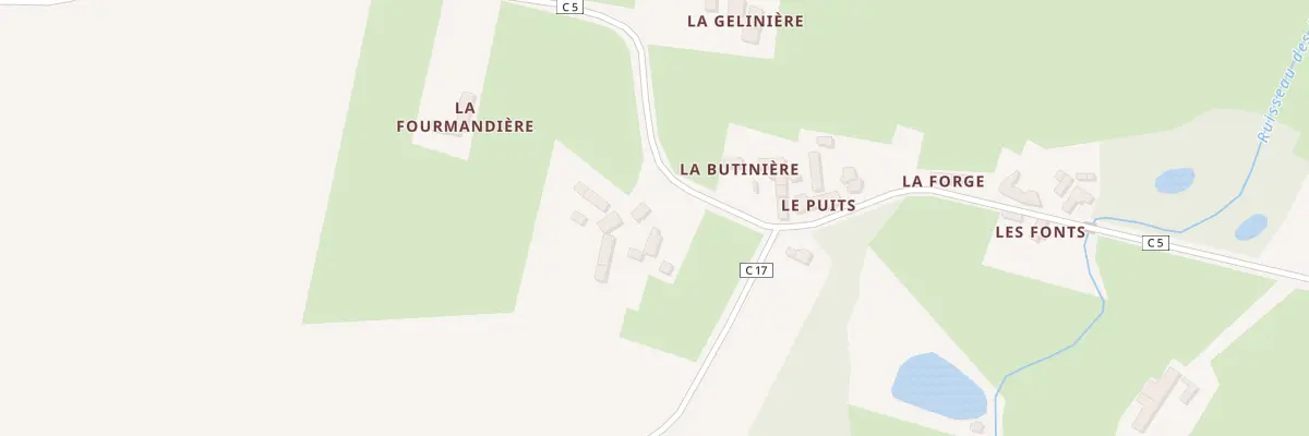 Plan de La Fourmandiere à Tassé