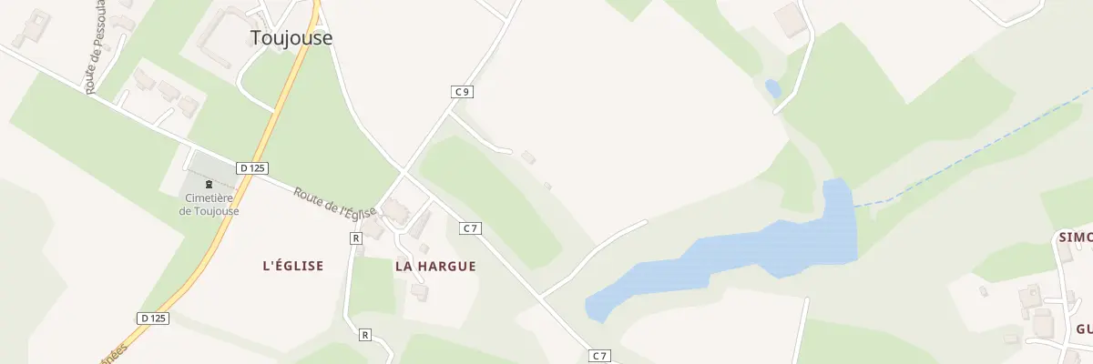 Plan du 5102 A Lahitte à Toujouse