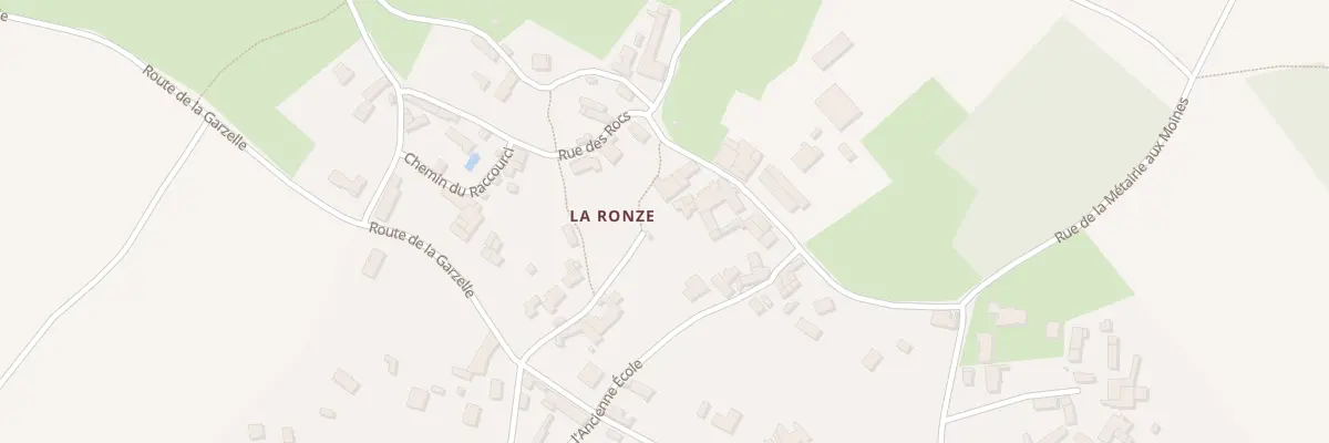 Plan du 18 Rue de la Pompe La Ronze à Celles-sur-Belle
