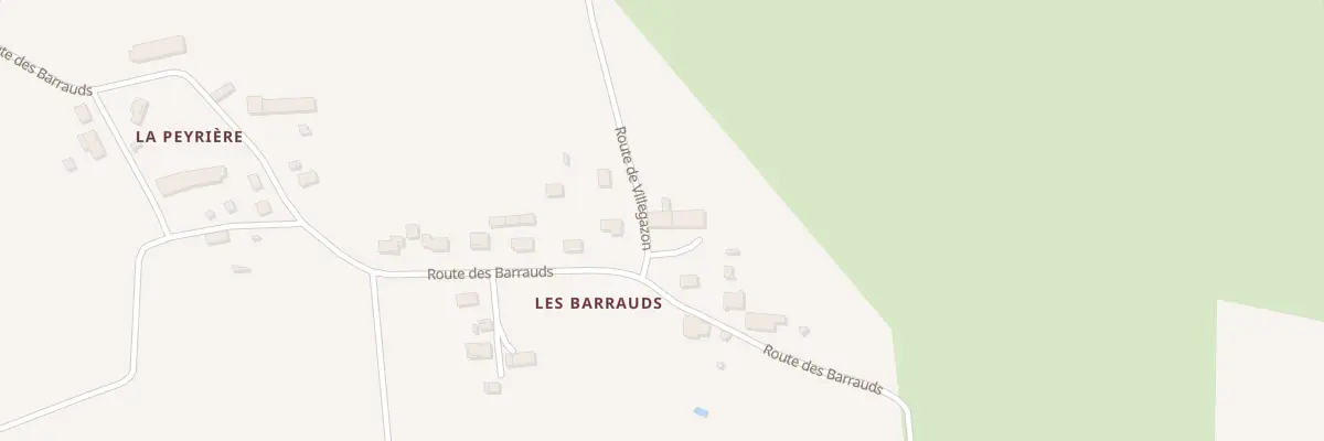 Plan du 5397 Les Barrauds à Cercoux