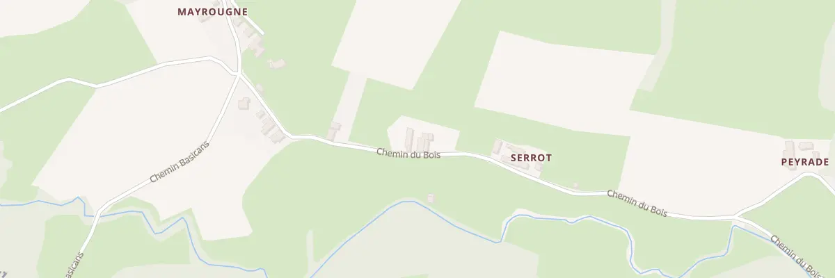 Plan du 3 Che du Bois à Saint-Vincent