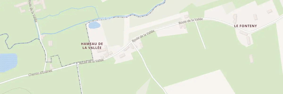 Plan du 5005 La Vallee à Eraines