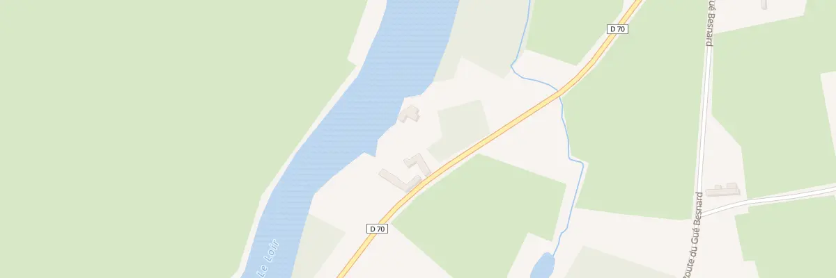 Plan du 5127A Les Moulins Neufs à Bazouges Cré sur Loir