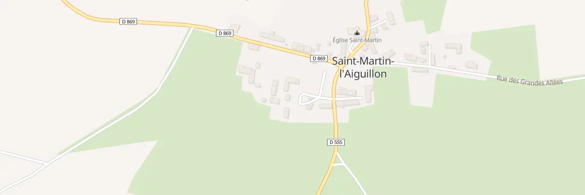 Plan du 10 Le Bourg à Saint-Martin-l’Aiguillon