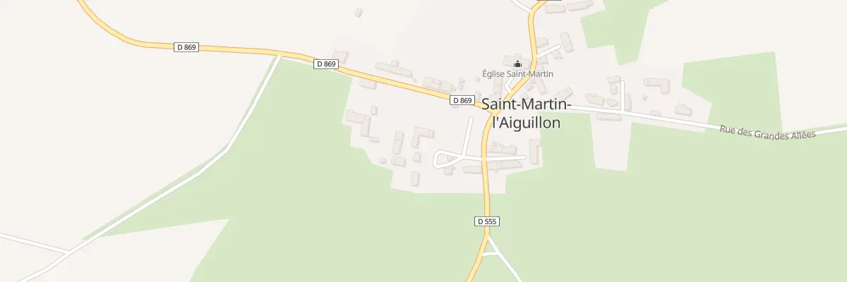 Plan du 1 Pl de la Fontaine à Saint-Martin-l’Aiguillon