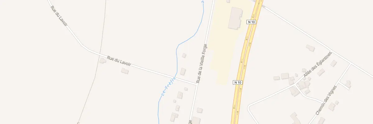 Plan du 37 Rue du Lavoir à Reignac