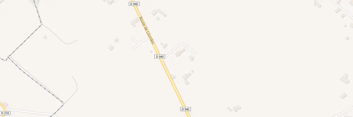 Plan du 20 Rte de Lourdes à Espoey