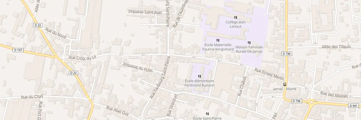 Plan du 49 Rue Ernest Merlin à Jarnac
