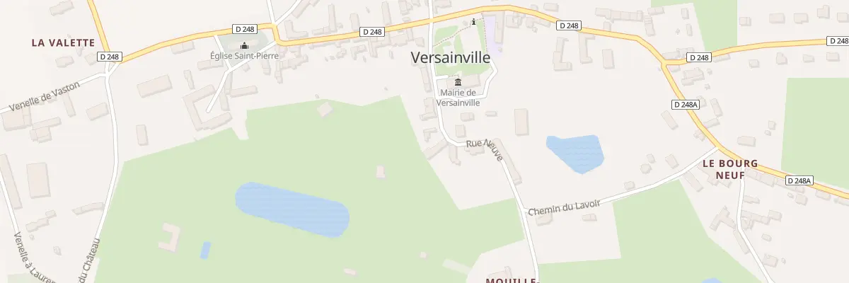 Plan du 14 Rue Neuve à Versainville