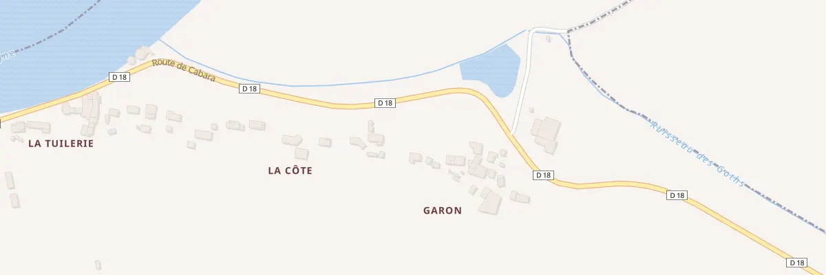 Plan du 219 La Côte à Branne