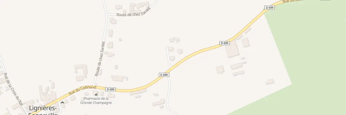 Plan du 5239 Chez Sardet à Lignières-Ambleville