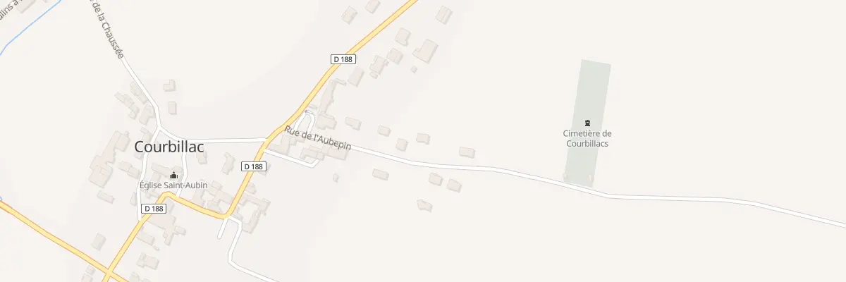 Plan du 9 Rue de l’Aubepin à Courbillac