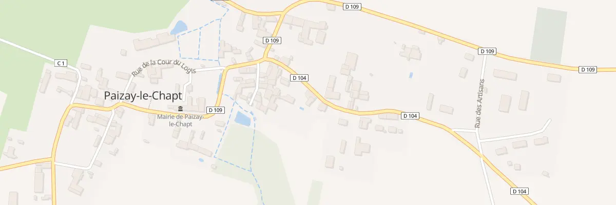 Plan du 6 Rte d’Aubigné à Paizay-le-Chapt