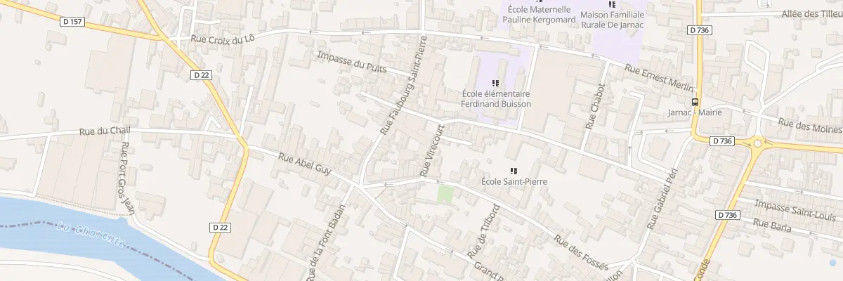 Plan du 7 Rue Virecourt à Jarnac