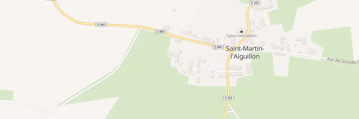Plan du 24 Le Bourg à Saint-Martin-l’Aiguillon