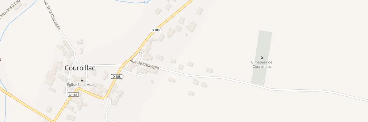 Plan du 7 Rue de l’Aubepin à Courbillac