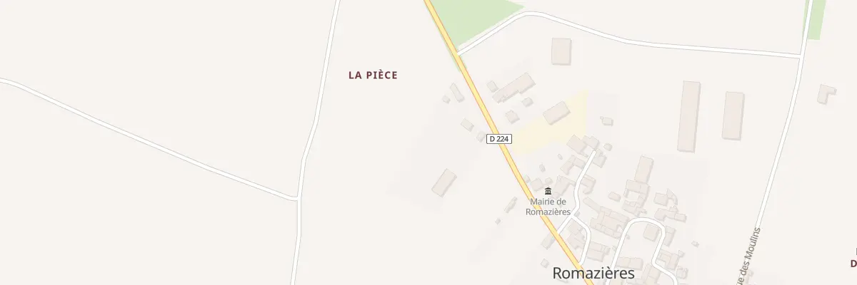 Plan du 29 Rue de la Mairie à Romazières