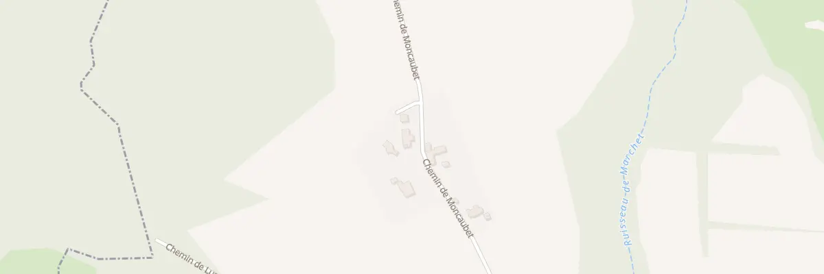 Plan du 860 Che de Moncaubet à Simacourbe