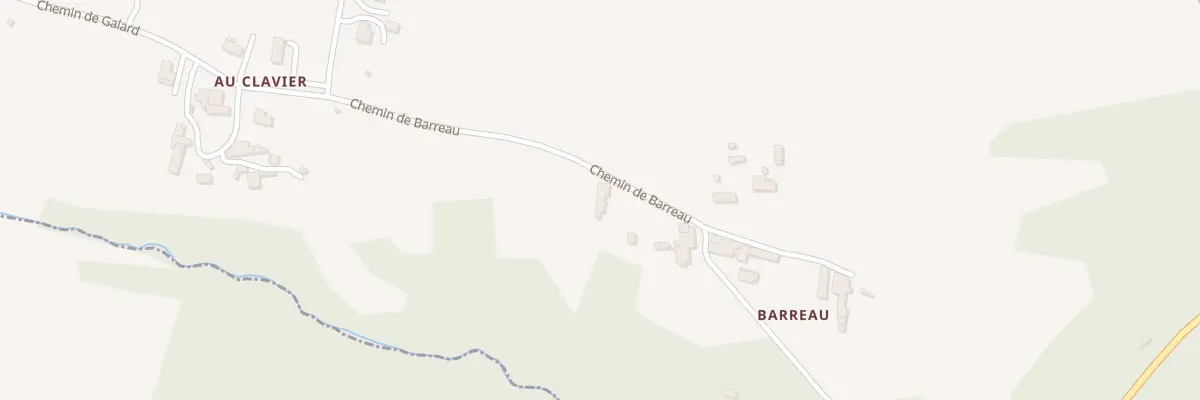 Plan du 7 Che de Barreau à Cessac