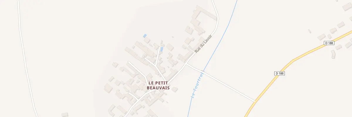 Plan du 43 Rue des Moulins A Eaux à Courbillac