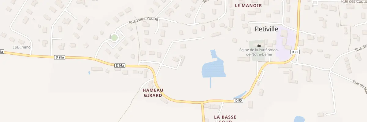 Plan du 2 Imp des Peupliers à Petiville