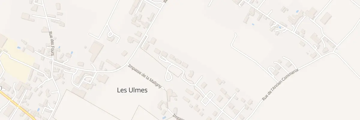 Plan du 26 Rue du Clos de la Maligny aux Ulmes