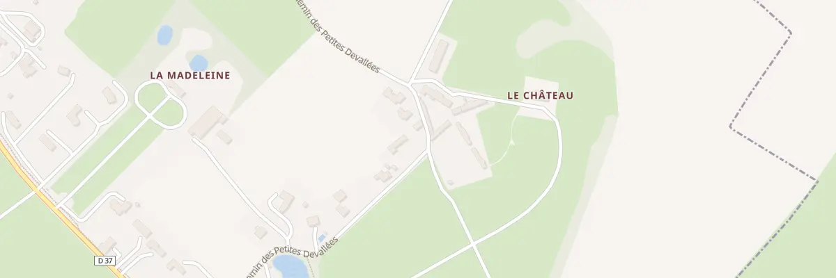 Plan du 5017 Le Chateau à Saint-Pair