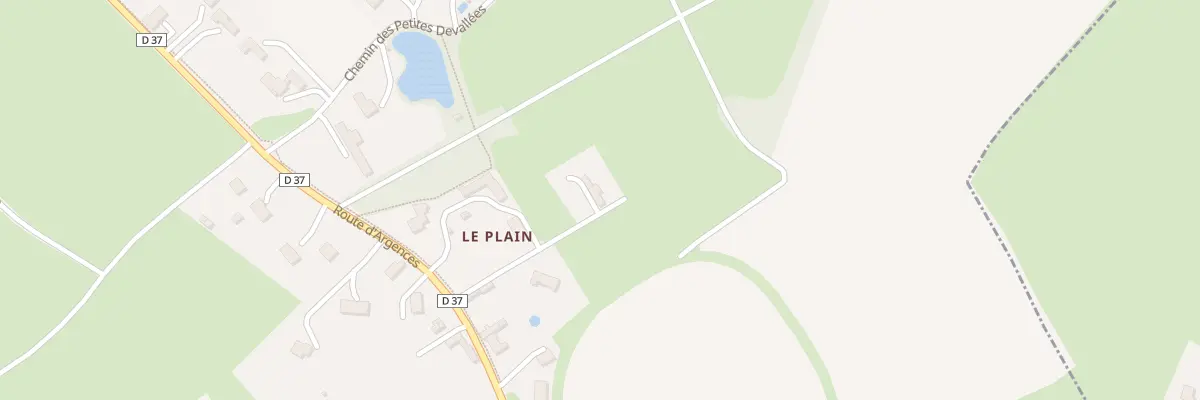 Plan du 5002 Le Plain à Saint-Pair