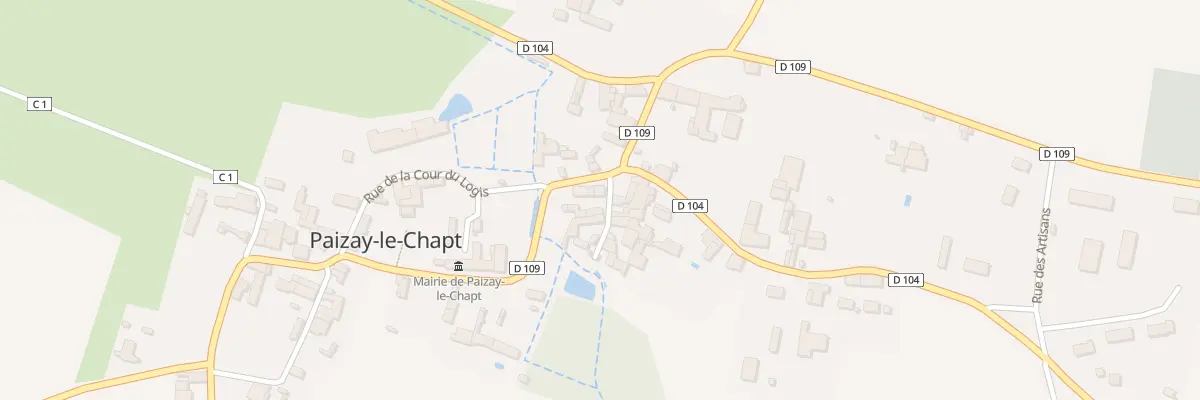 Plan du 1 Rue de la Mairie à Paizay-le-Chapt