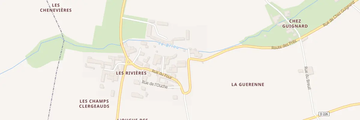 Plan du 8 Rte des Prés à Saint-Ouen-la-Thène