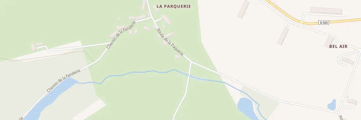 Plan du 5290 La Paquerie à Lignières-Orgères