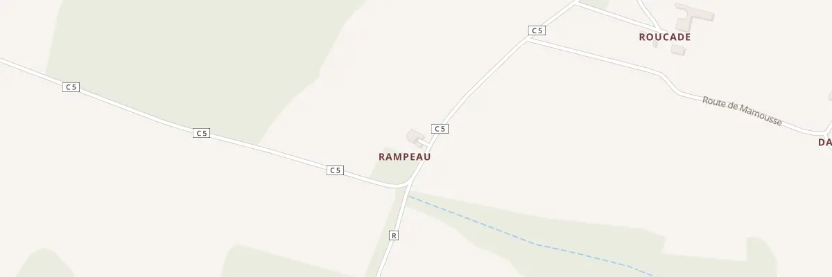 Plan du 5054 Rampeau à Toujouse