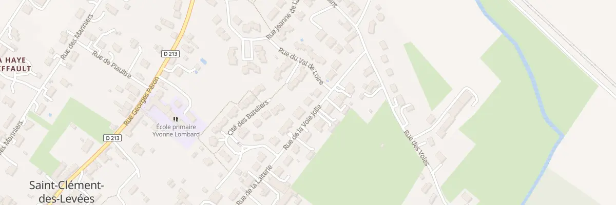 Plan du 13 Rue de la Voie Jolie à Saint-Clément-des-Levées