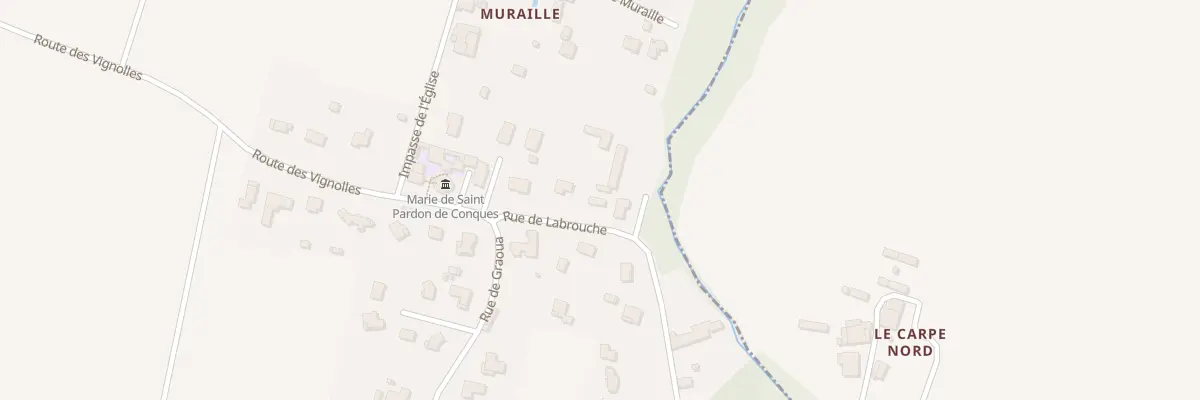 Plan du 11 Muraille à Saint-Pardon-de-Conques