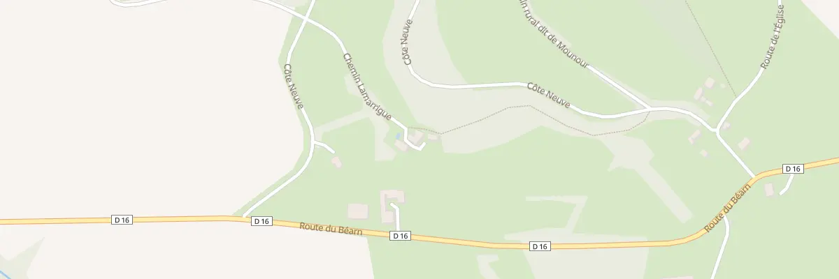 Plan du 1 Che Lamarrigue à Diusse