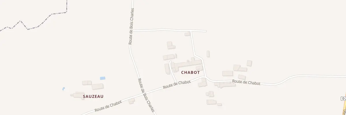 Plan du 5287 Chabot à Cercoux