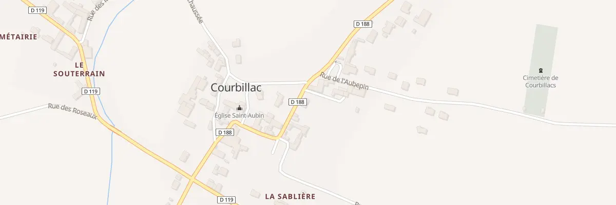 Plan du 2 Imp de l’Ecole de Garcons à Courbillac