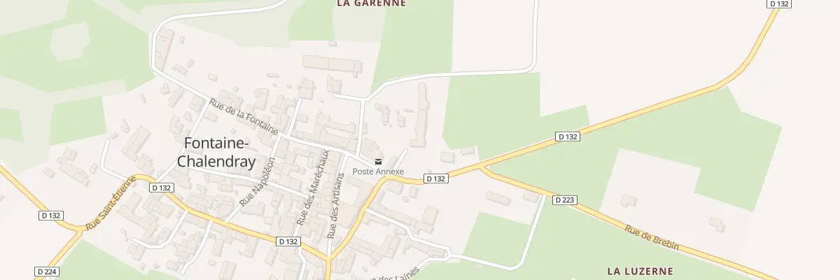 Plan du 19 Rue des Halles à Fontaine-Chalendray