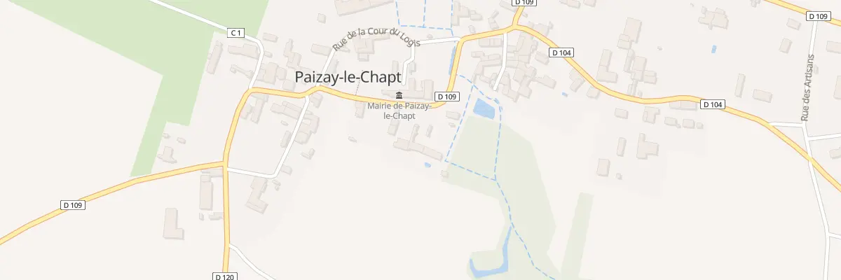 Plan du 7 Rue de la Mairie à Paizay-le-Chapt