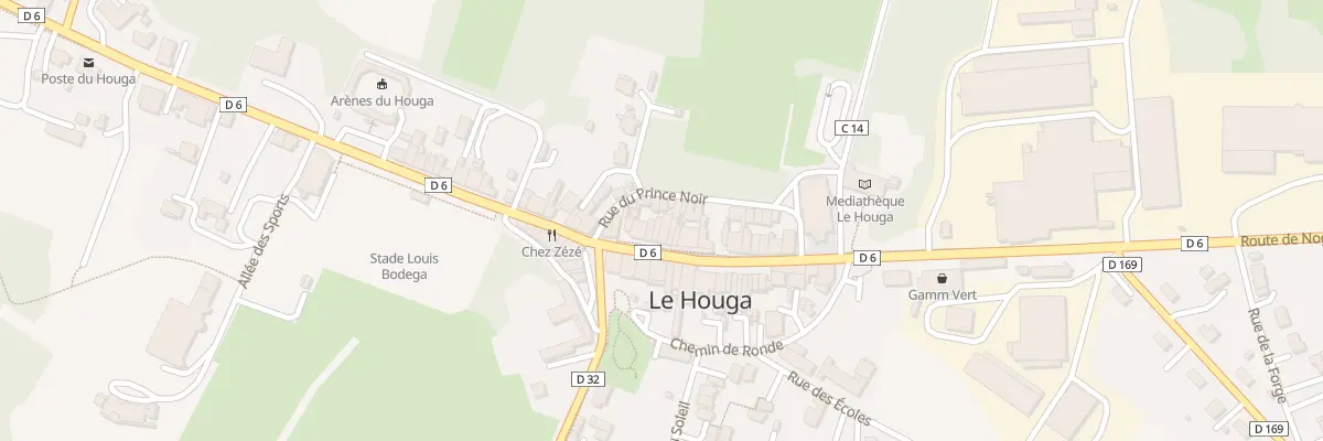 Plan du 5349 Bd des Pyrenees au Houga
