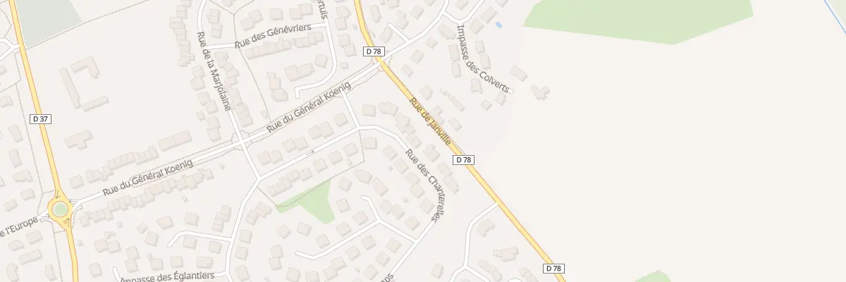 Plan du 25 Rue des Chanterelles à Troarn