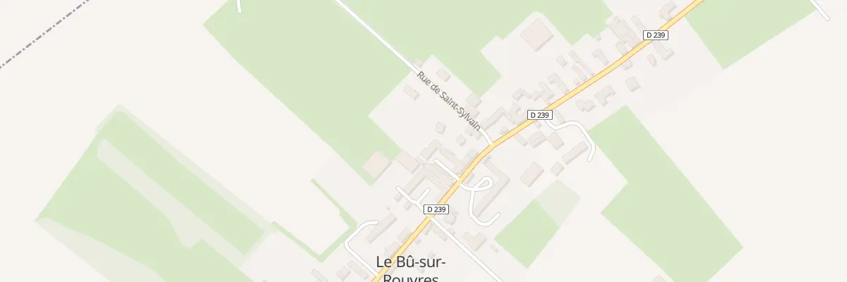 Plan du 5033 Bourg au Bû-sur-Rouvres
