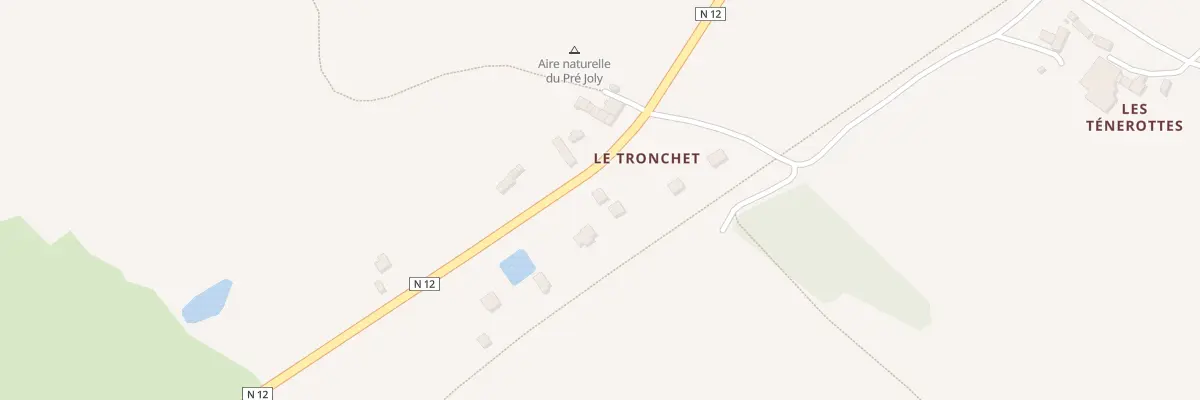Plan du 155 Le Tronchet à Pré-en-Pail-Saint-Samson